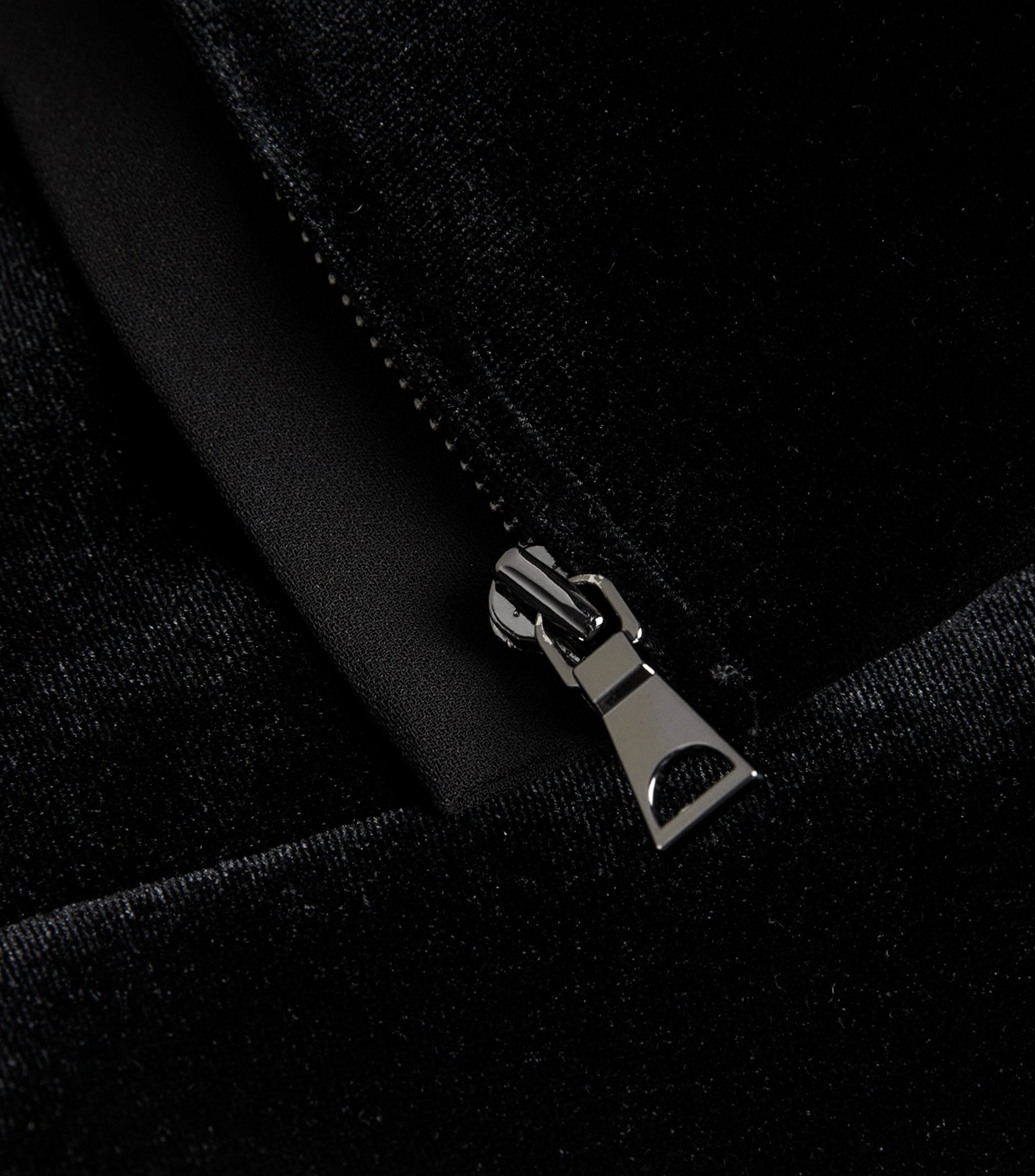 Roland Mouret Black Velvet Corset Top