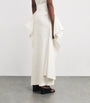 Neutral Collapsing Sculpture Maxi Skirt
