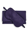 Navy Cashmere Eye Mask