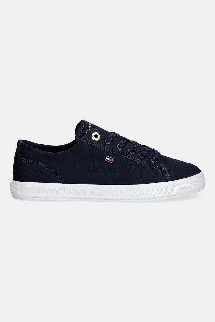 Tommy Hilfiger TH FOXING SNEAKER CANVAS Kadın Düşük Kesim Sneaker