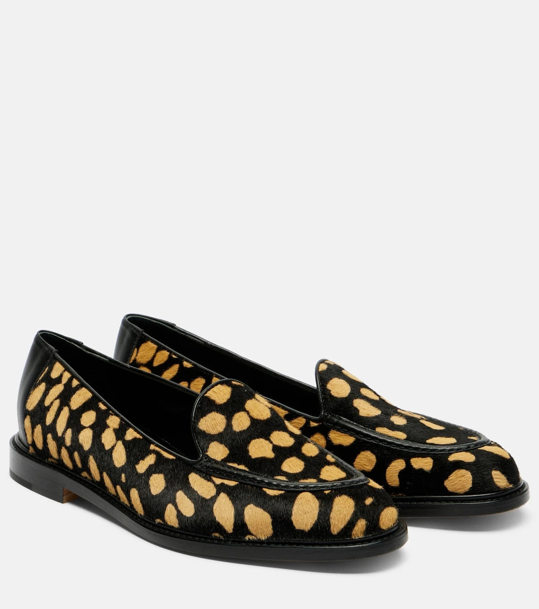Manolo Blahnik - Maxy calf hair loafers