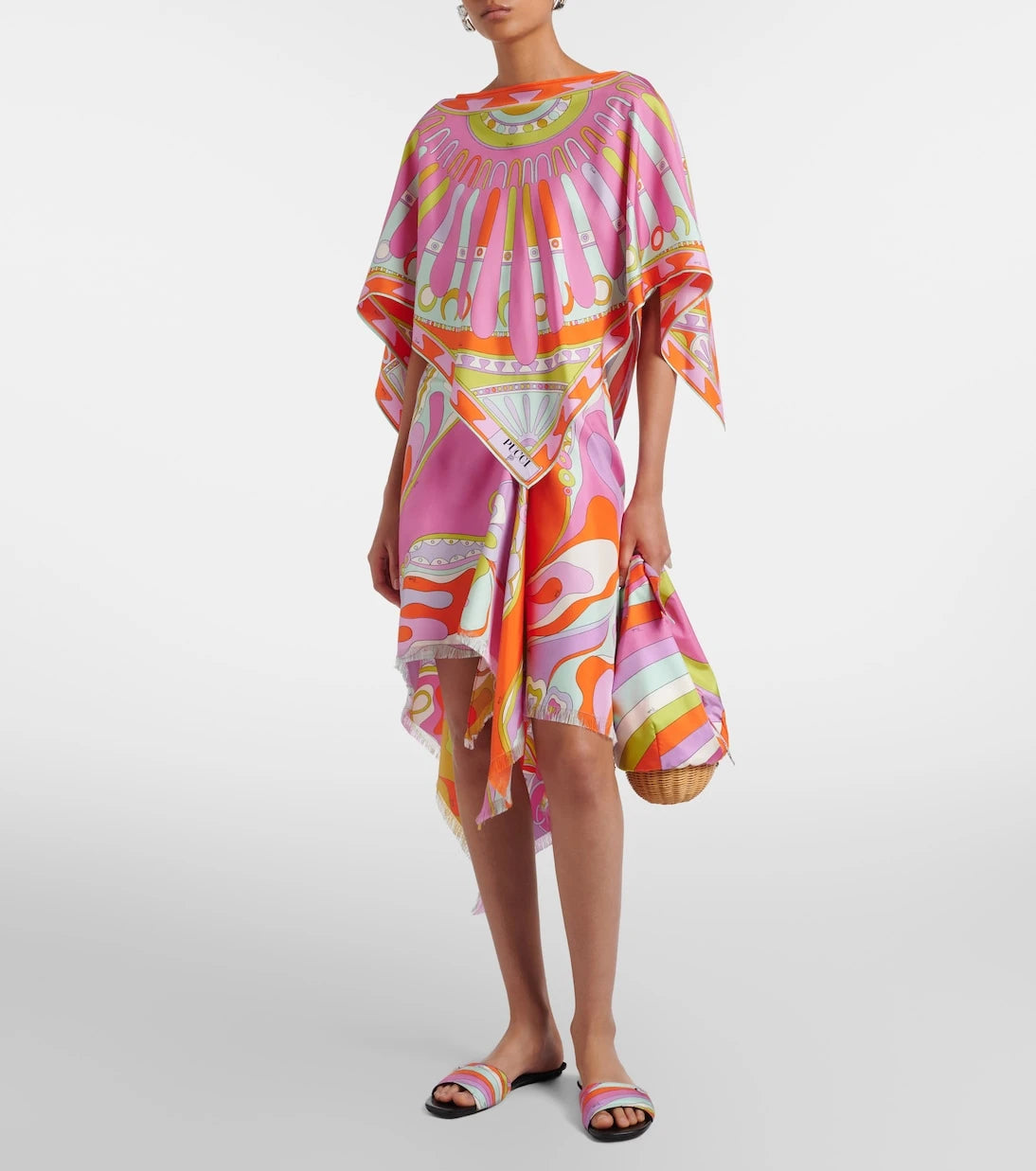 Pucci - Picnic Iride silk top-handle bag