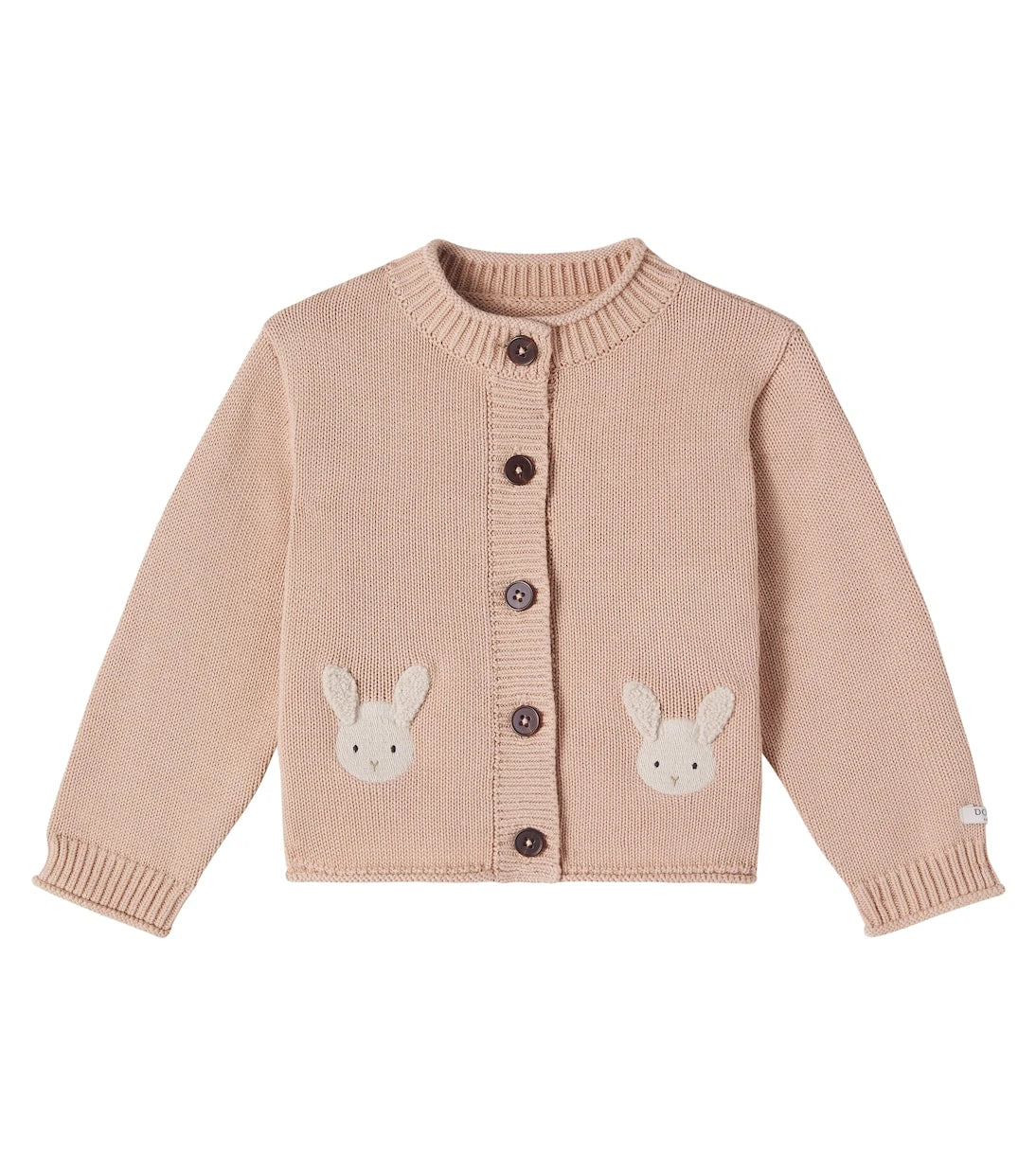 Donsje - Baby Danta embroidered cotton cardigan