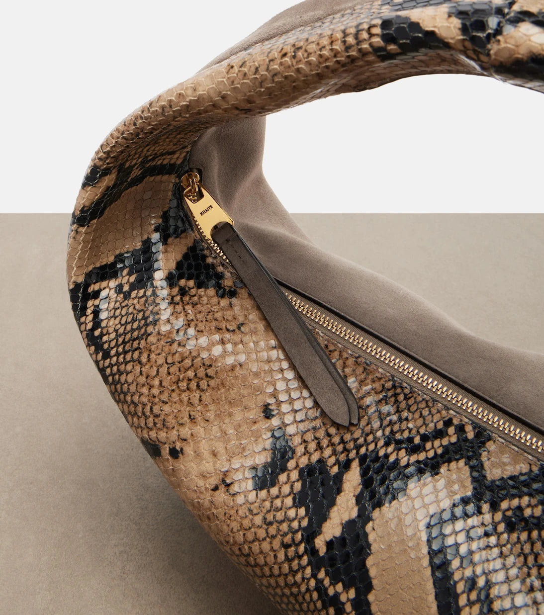Khaite - Olivia Medium snake-effect leather tote bag