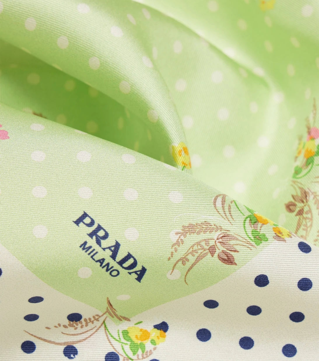 Prada - Printed silk twill scarf