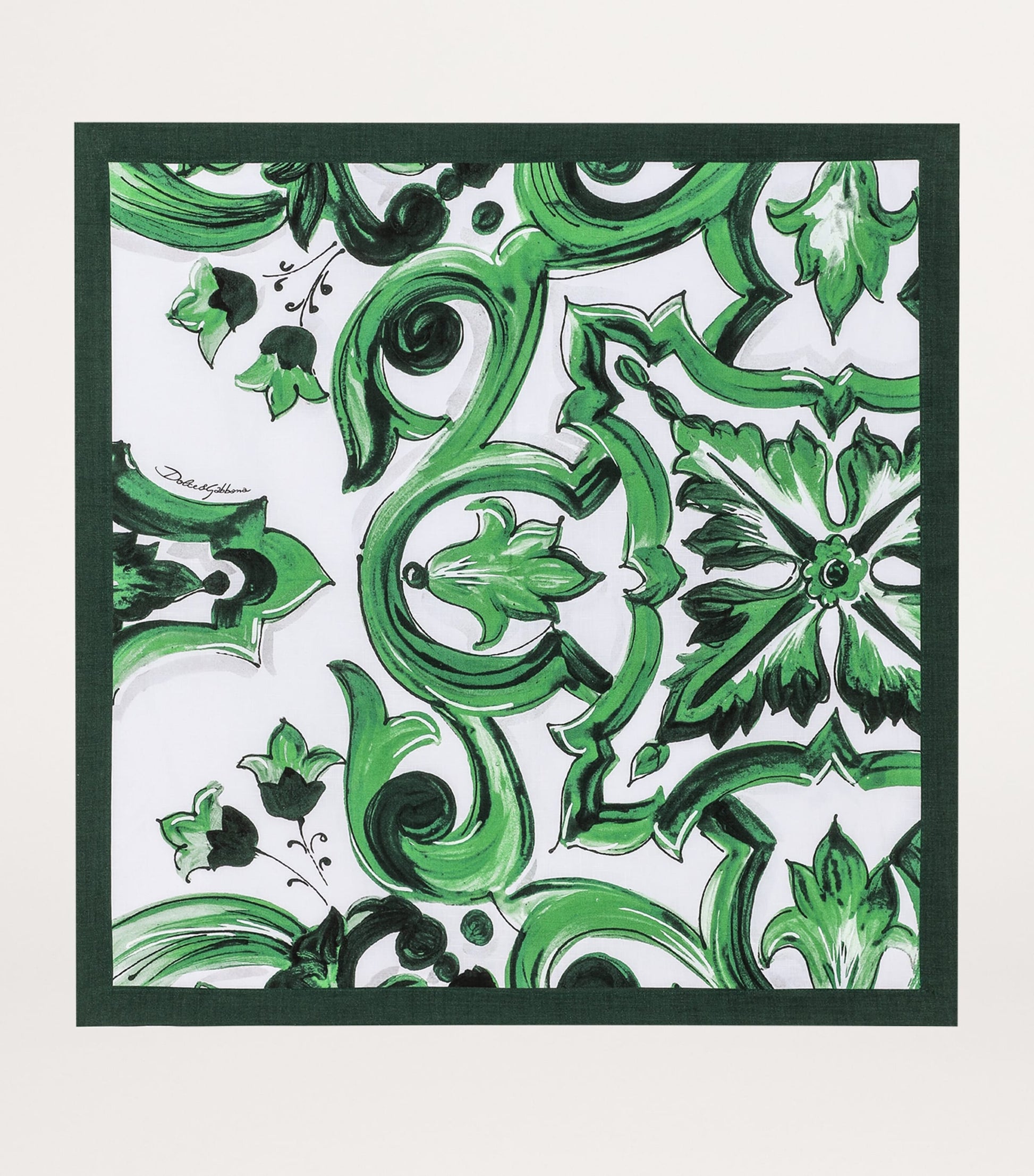 Dolce & Gabbana Casa Linen Majolica Placemat and Napkin Set