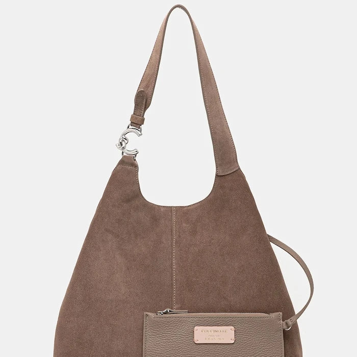 Coccinelle Kadın Süet Hobo Çanta