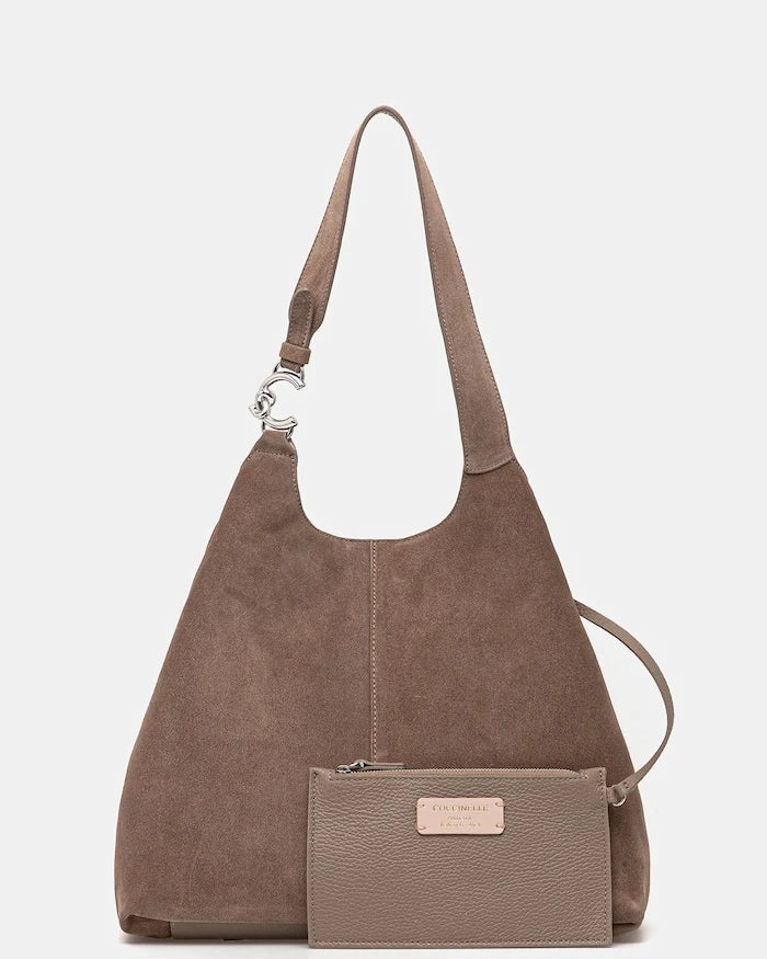 Coccinelle Kadın Süet Hobo Çanta