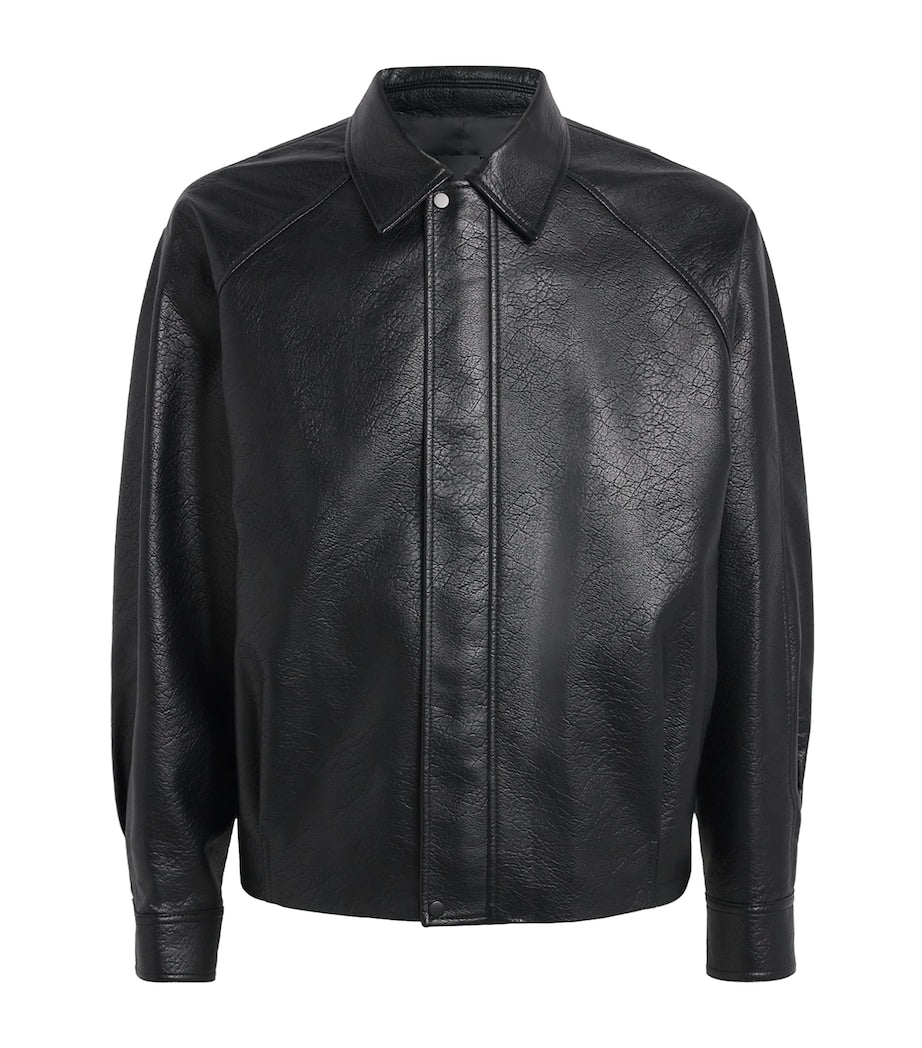 Black Faux Leather Jacket