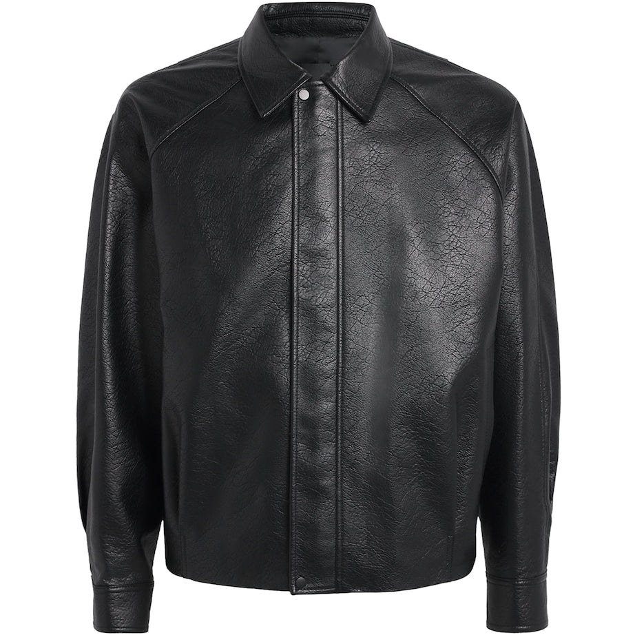 Black Faux Leather Jacket