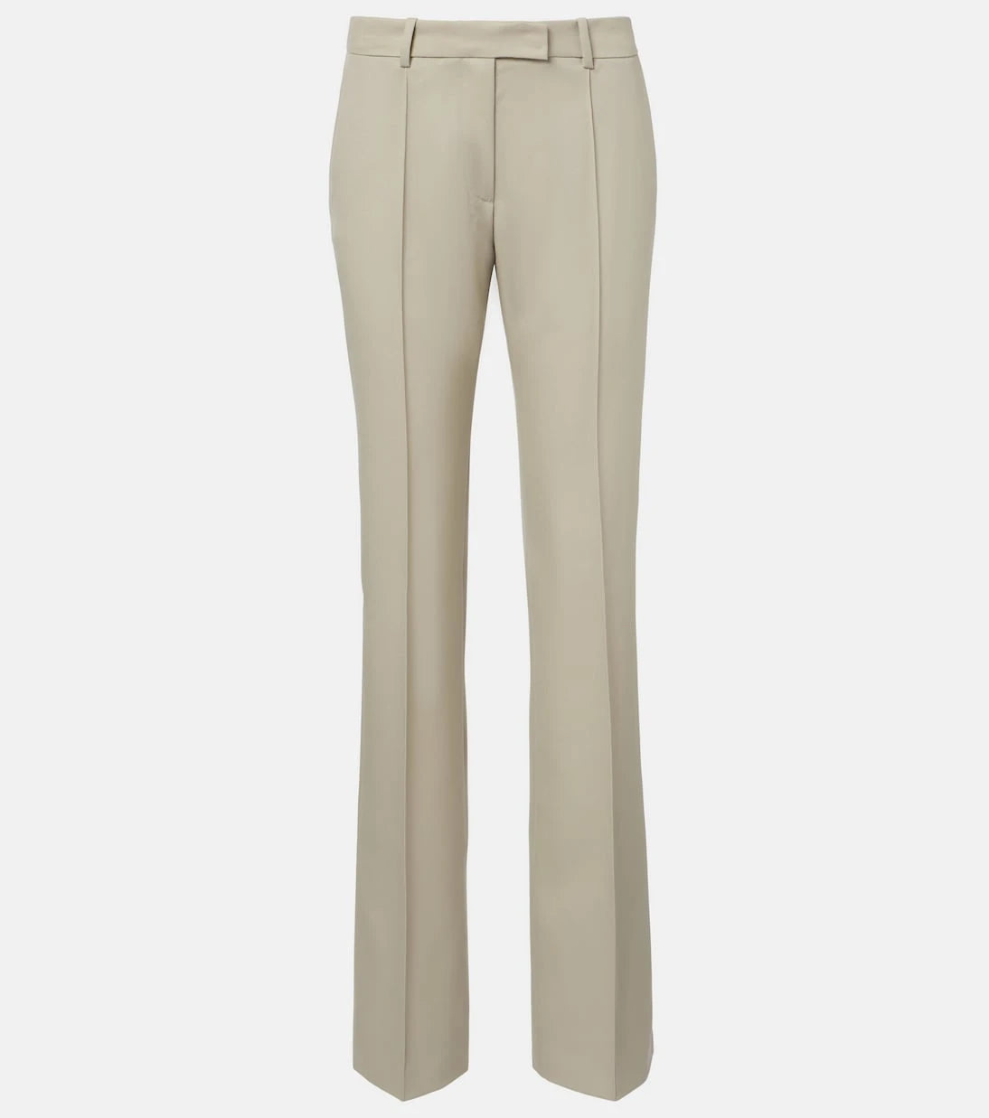 The Attico - Low-rise wool straight pants
