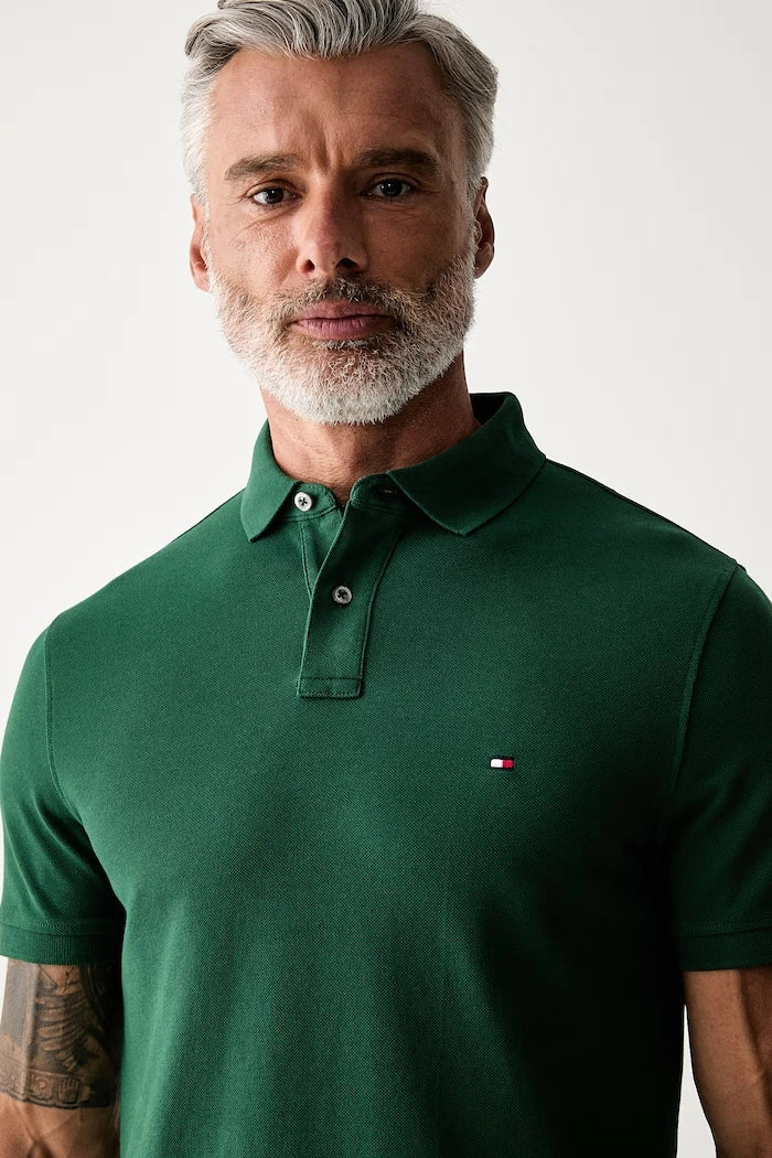 Tommy Hilfiger erkek pamuk elastan polo yaka tişört