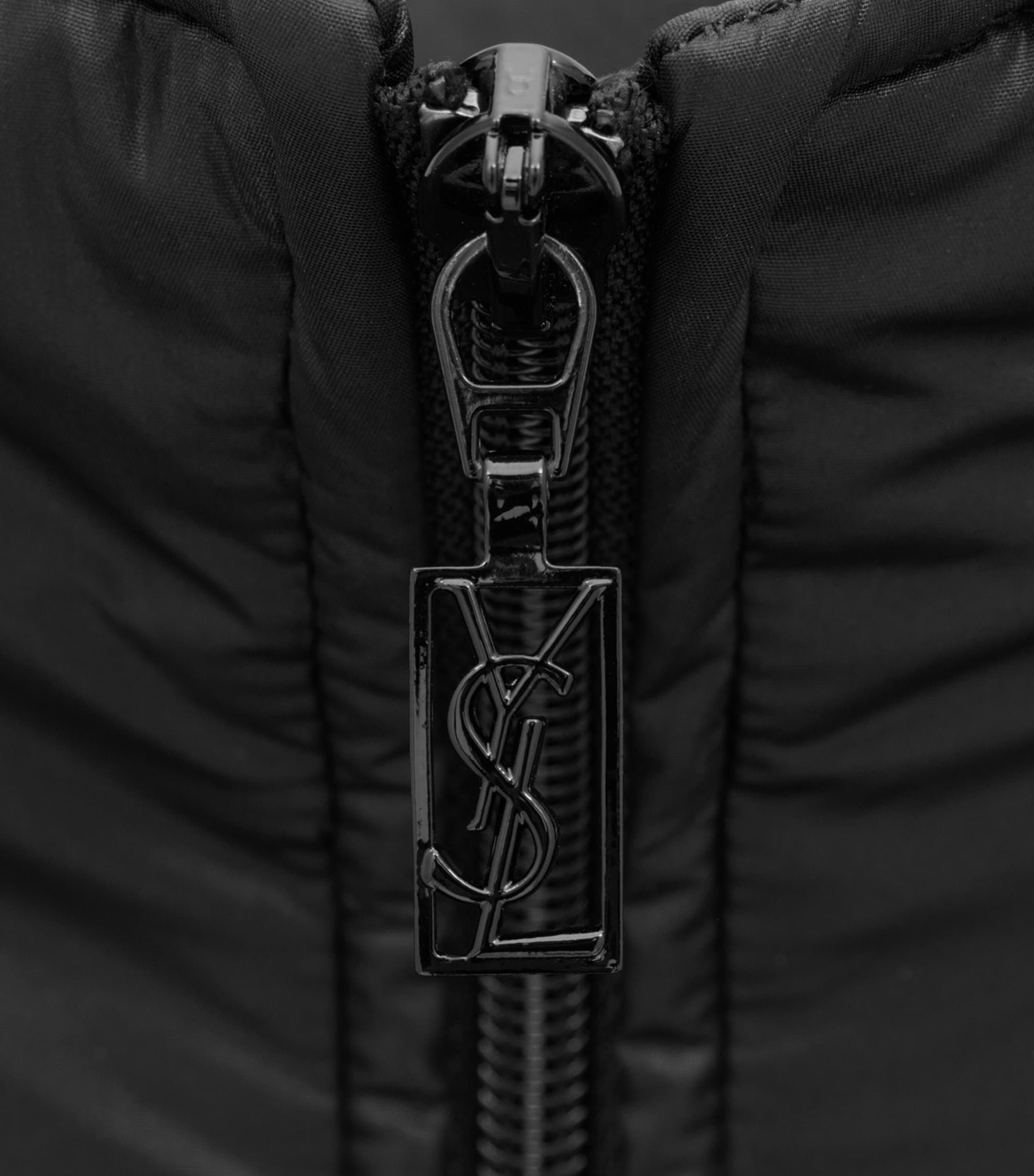 Black Quilted Puffer Jacket