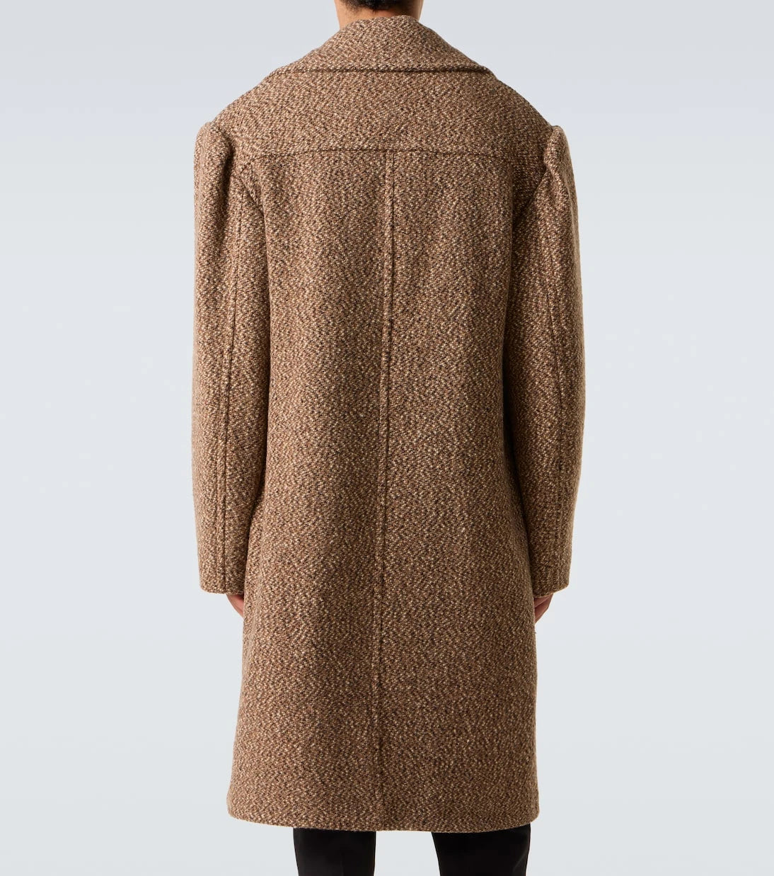 Dries Van Noten - Kruvaze yün karışımı palto