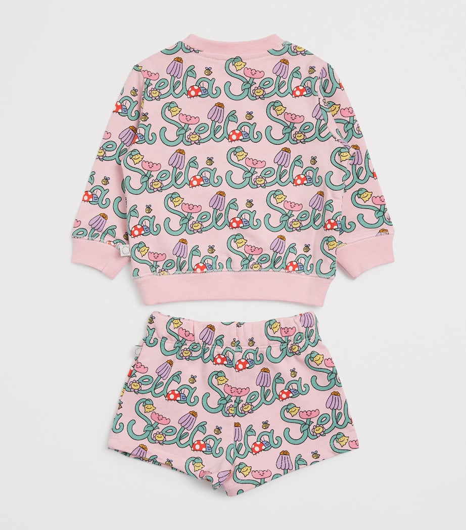 Stella McCartney Kids Floral T-Shirt and Shorts Set (6 Months-3 Years)