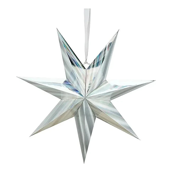 Коледна украса vtwonen Star Paper Iridescence