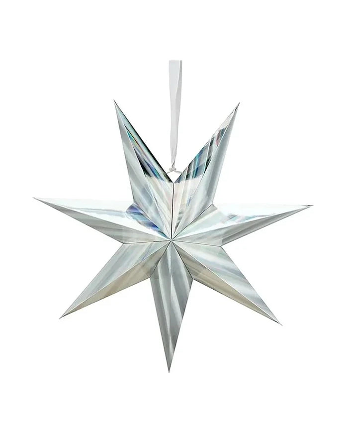 Коледна украса vtwonen Star Paper Iridescence