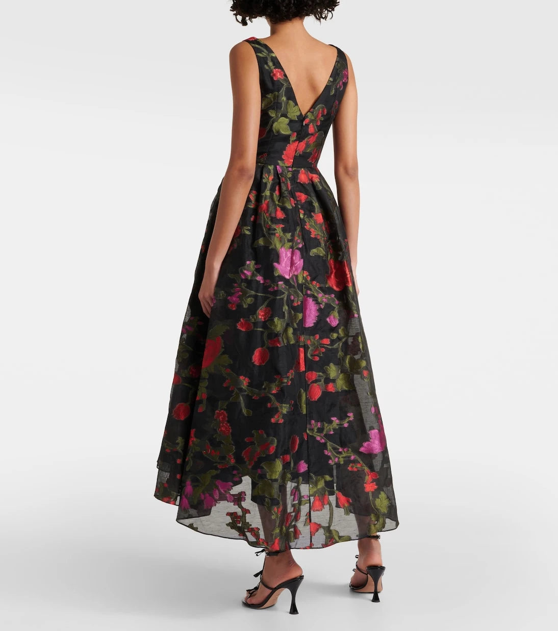Erdem - Floral organza midi dress