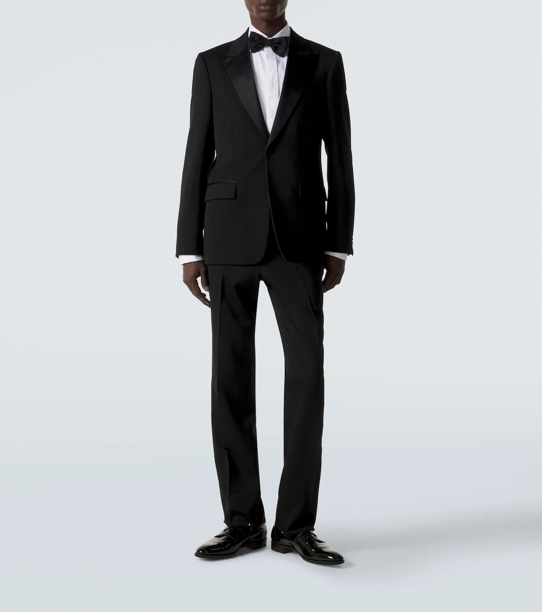 Burberry - Wool grain de poudre tuxedo pants