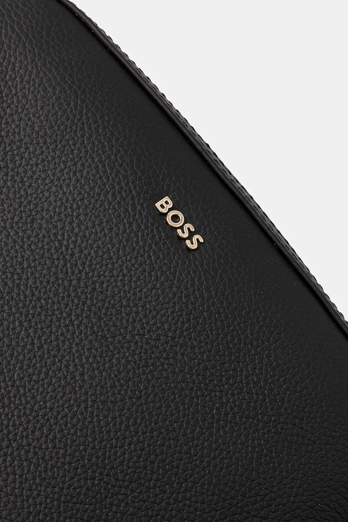 Кожена чанта BOSS Lenah Crossbody