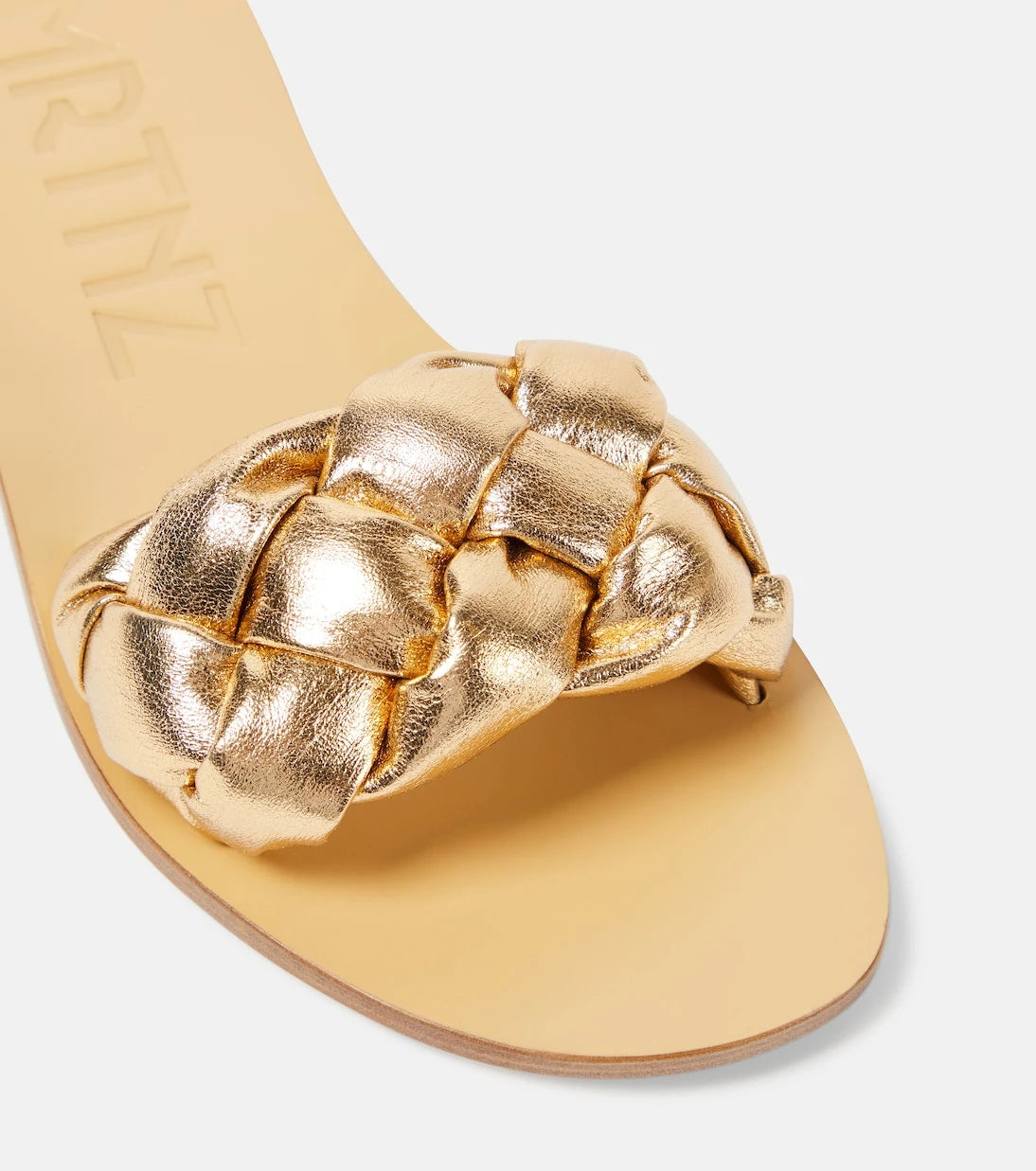 Souliers Martinez - Pelota braided leather slides