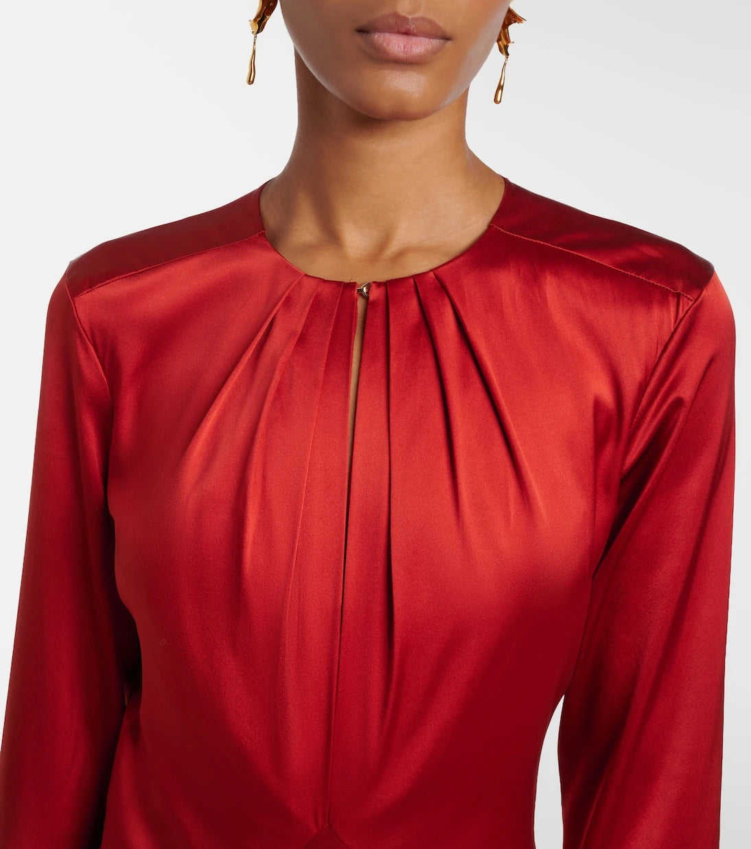 Veronica Beard - Ezri silk-blend satin midi dress
