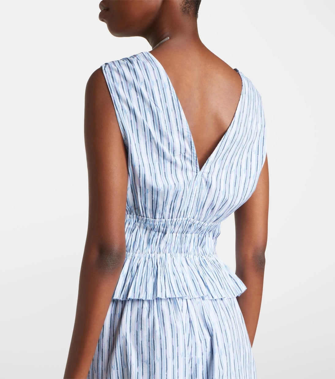 Velvet - Verena striped cotton-blend top