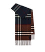 Cashmere Contrast Check Scarf