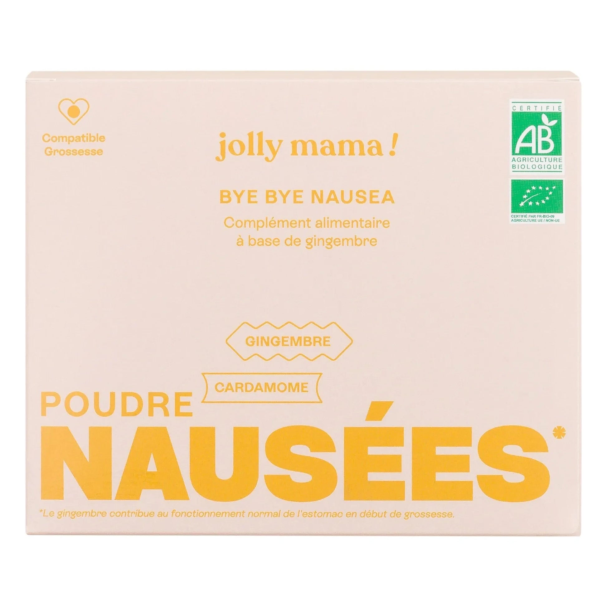 Jolly Mama - Bye Bye Nausea Food supplement powder