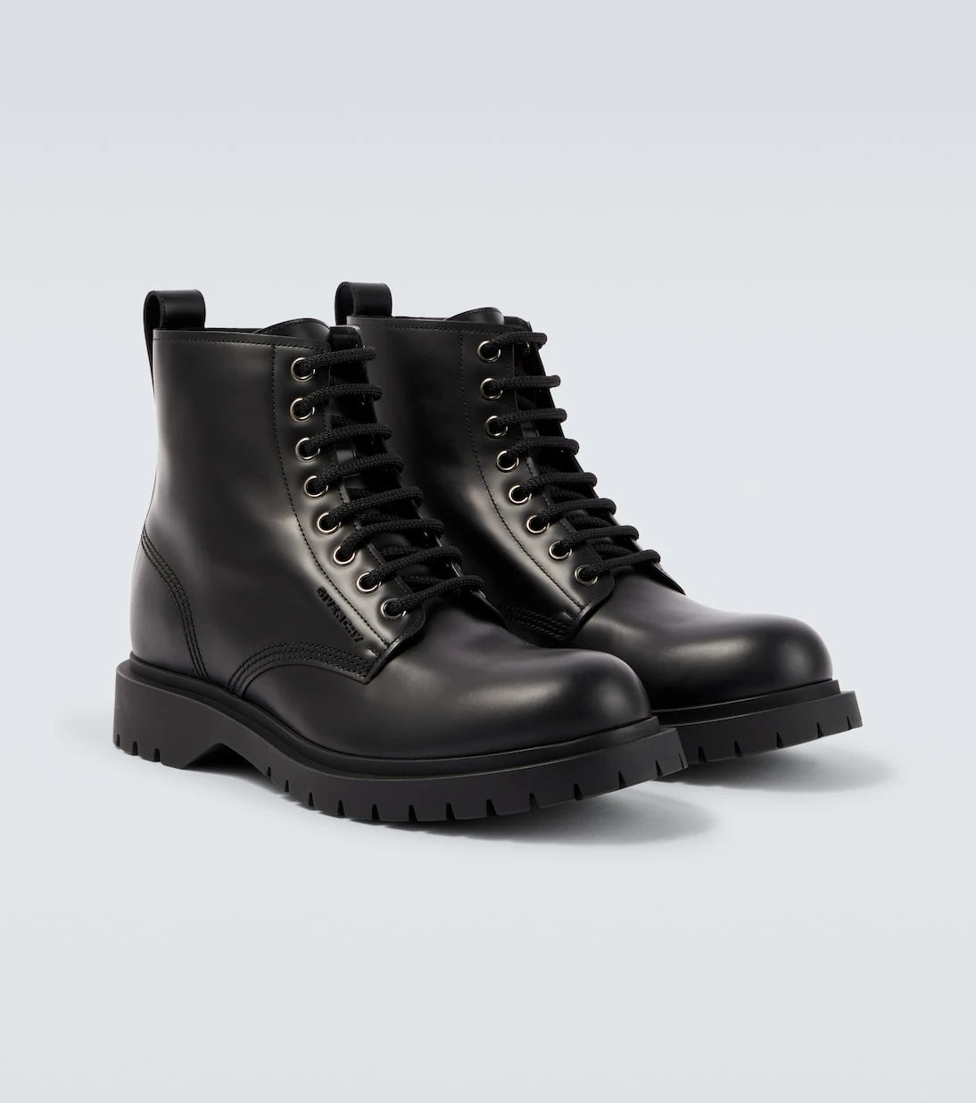 Givenchy - Leather lace-up boots