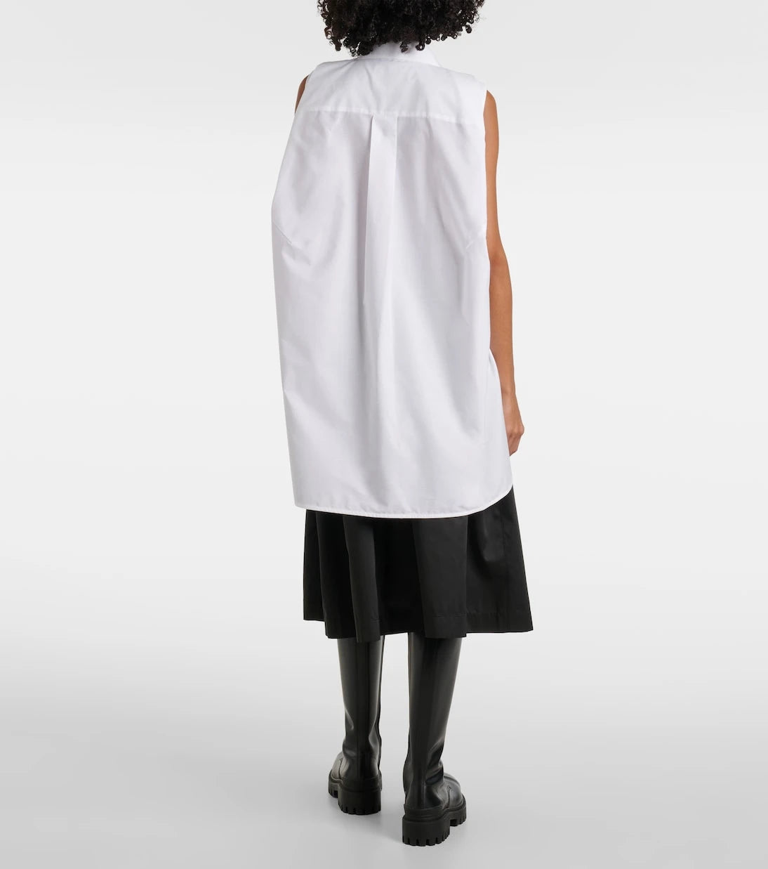 Sacai - Poplin minidress