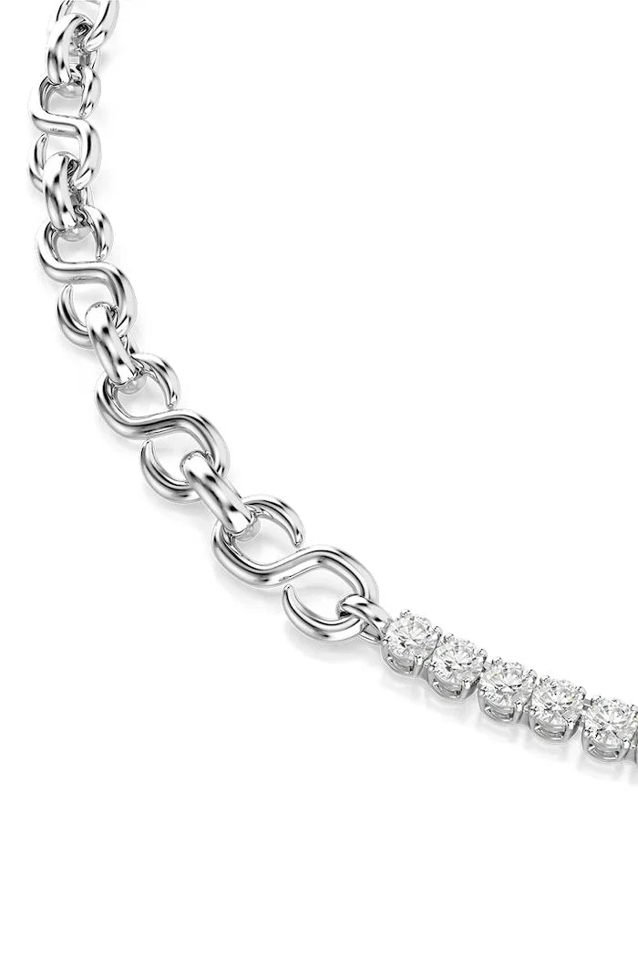Swarovski metal kadın kolyesi, MATRIX, zirkonlu