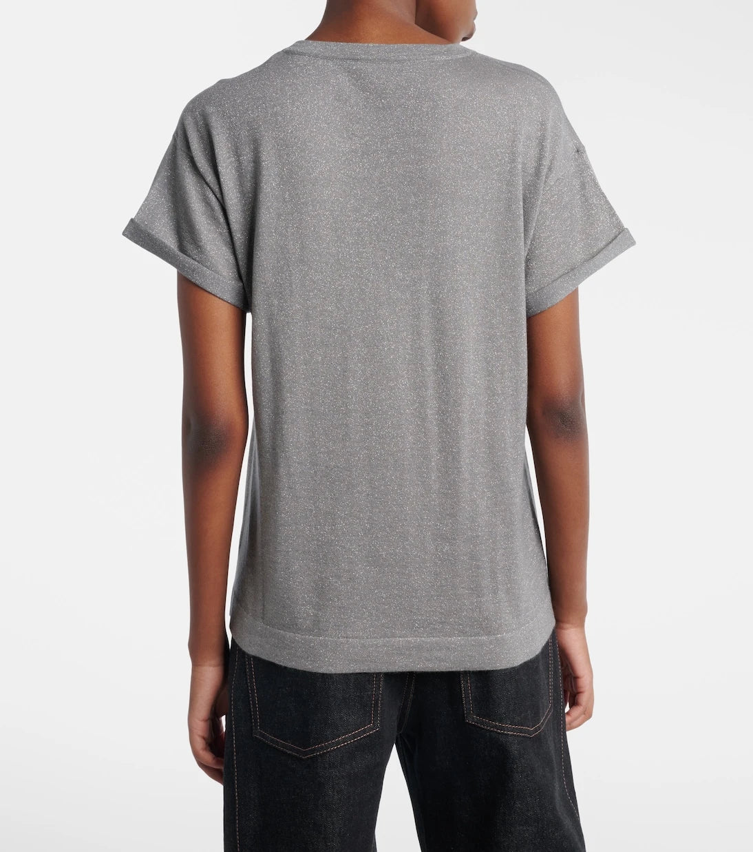 Brunello Cucinelli - Cashmere and silk-blend T-shirt