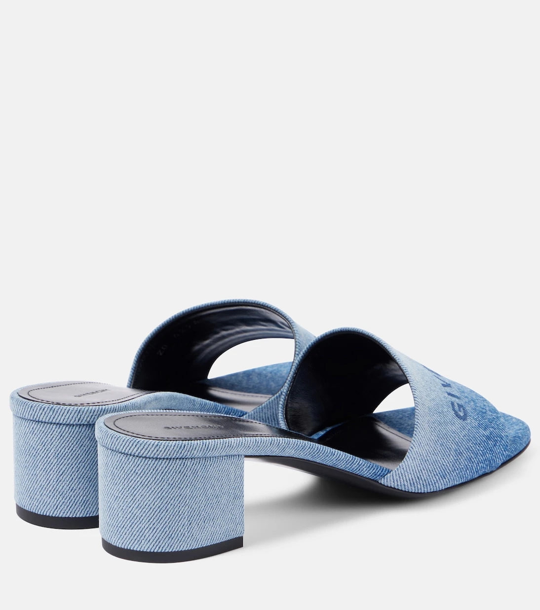 Givenchy - Logolu denim terlik
