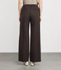 Brown Wide-Leg Trousers