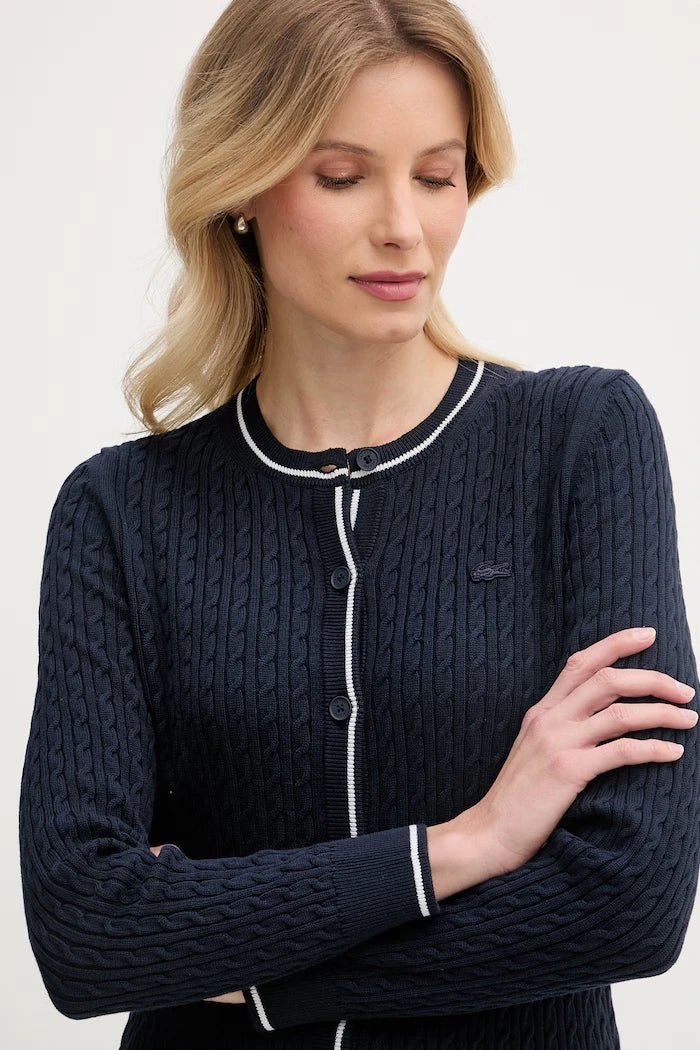 Lacoste жилетка дамска с памук