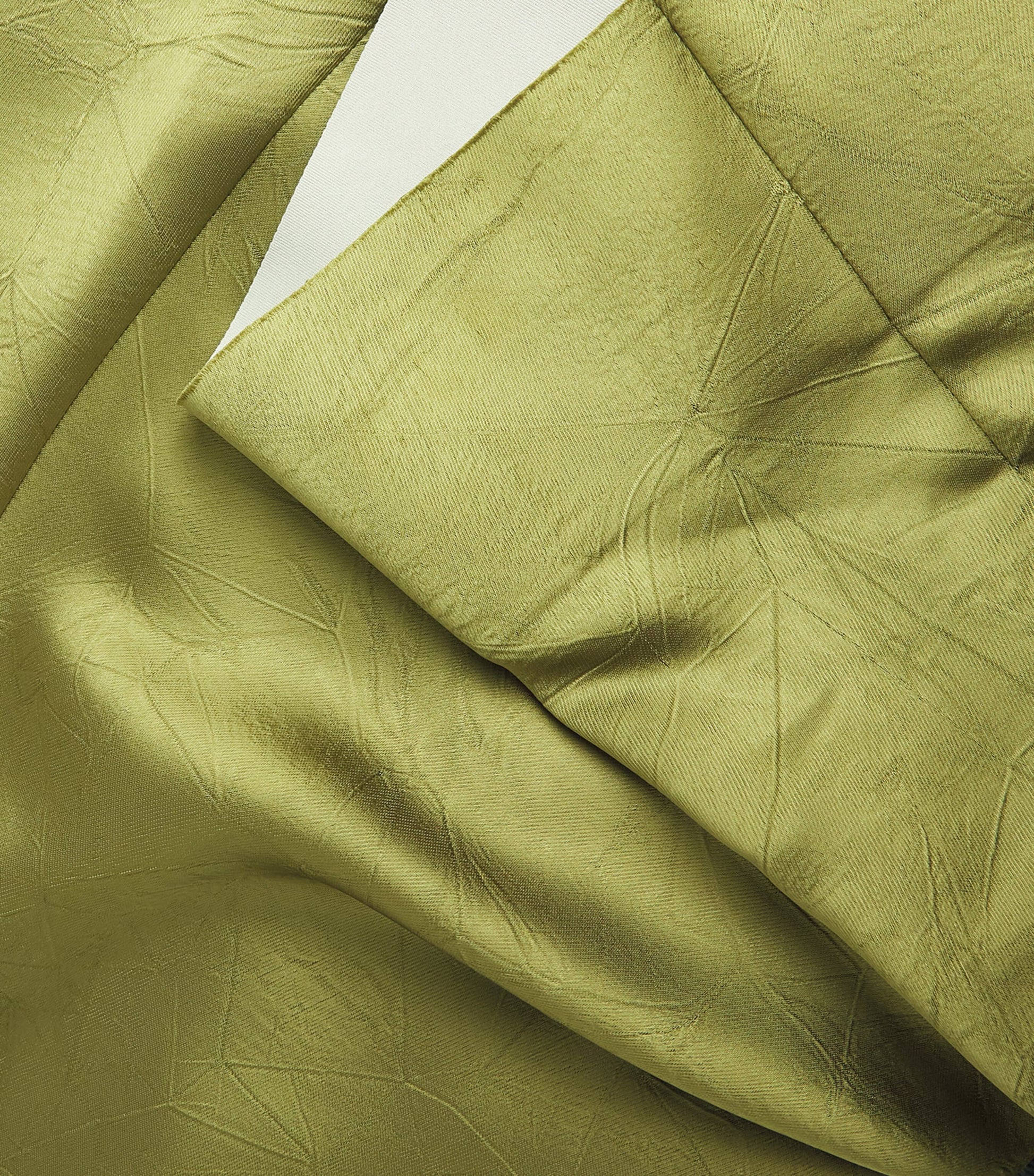 Vince Green Satin Midi Skirt