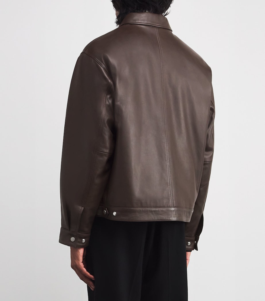 NN07 Brown Leather Jacket