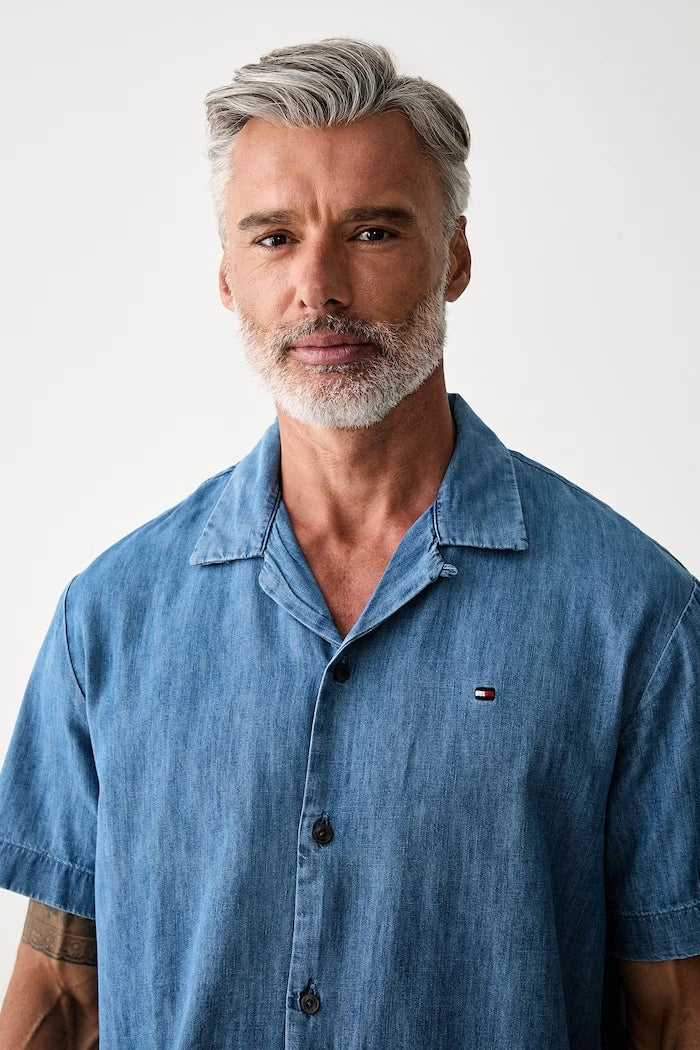 Tommy Hilfiger pamuklu erkek gömleği
