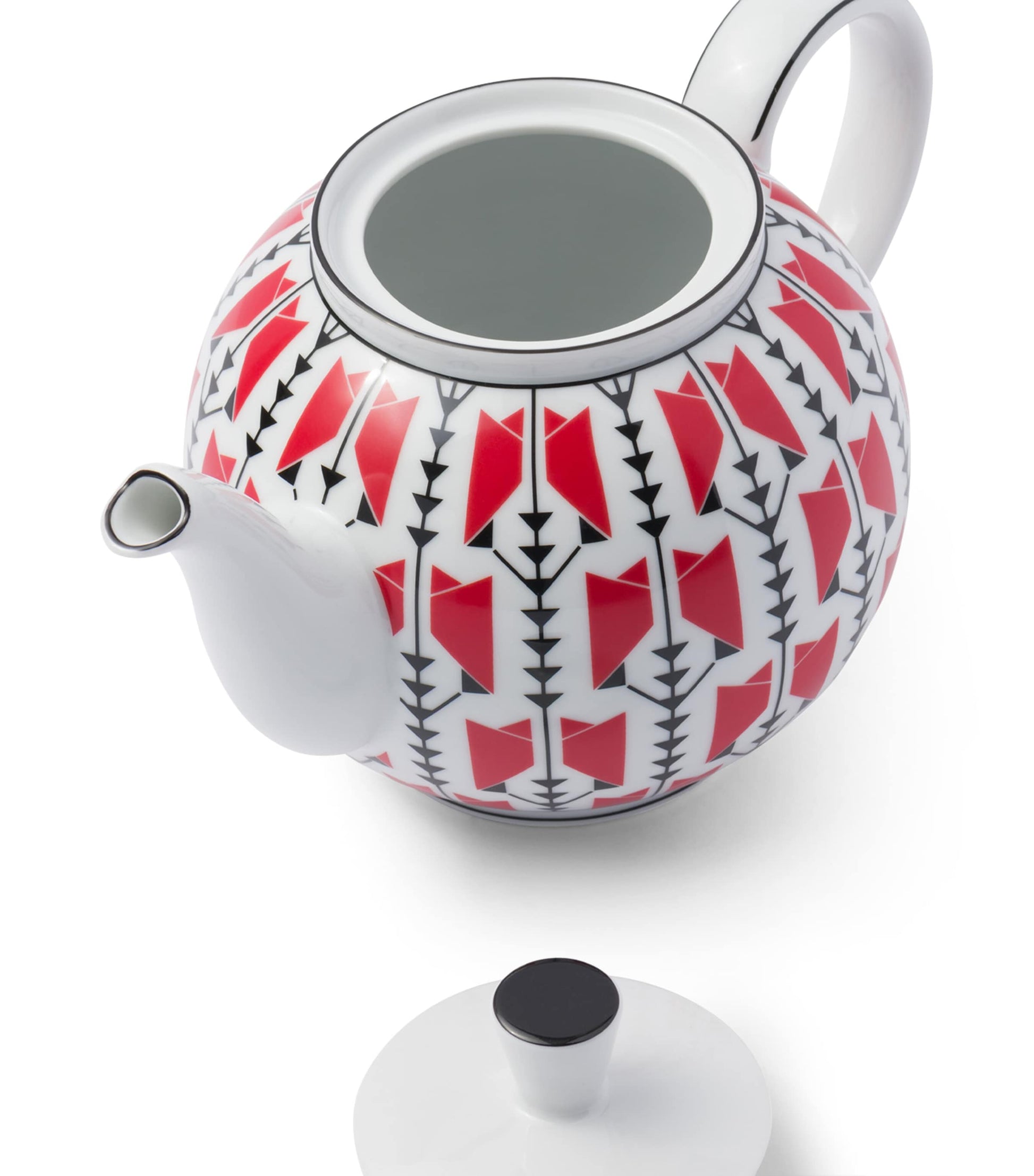 Prada Porcelain Vienna Arrows Teapot