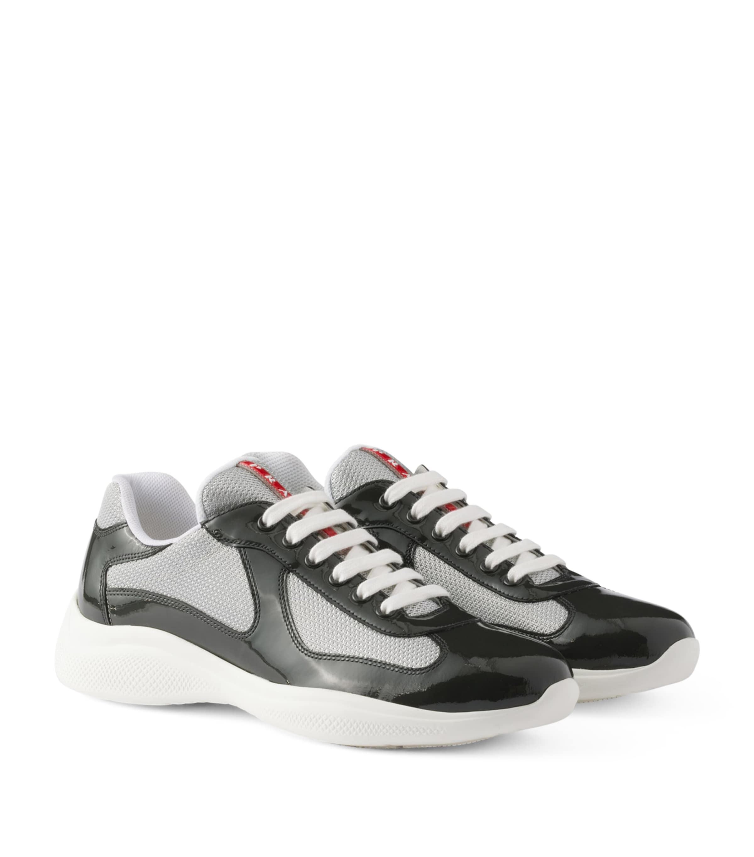 Patent Leather-Blend America's Cup Sneakers