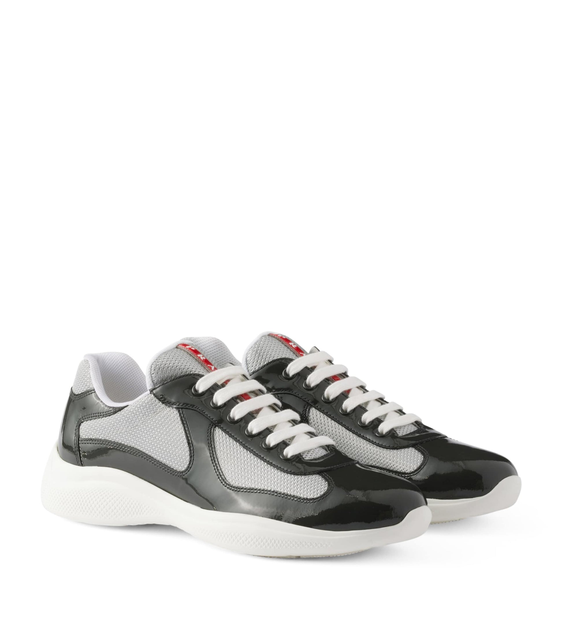 Patent Leather-Blend America's Cup Sneakers