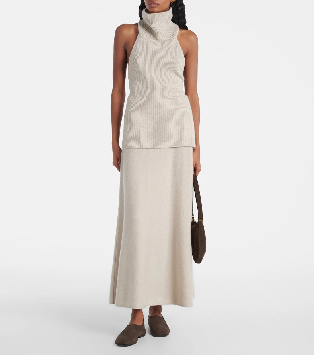 Lisa Yang - Maddie open-back cashmere top
