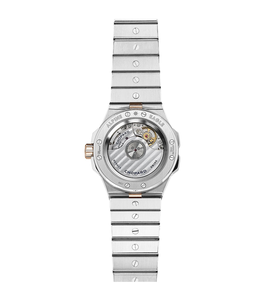 Rose Gold, Stainless Steel and Diamond Alpine Eagle Watch 33mm