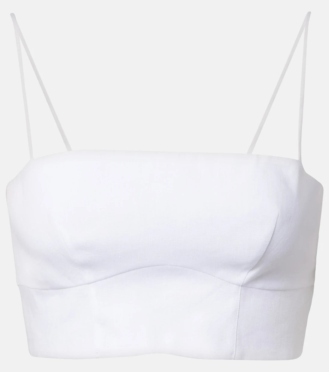 Gabriela Hearst - Blazie linen crop top