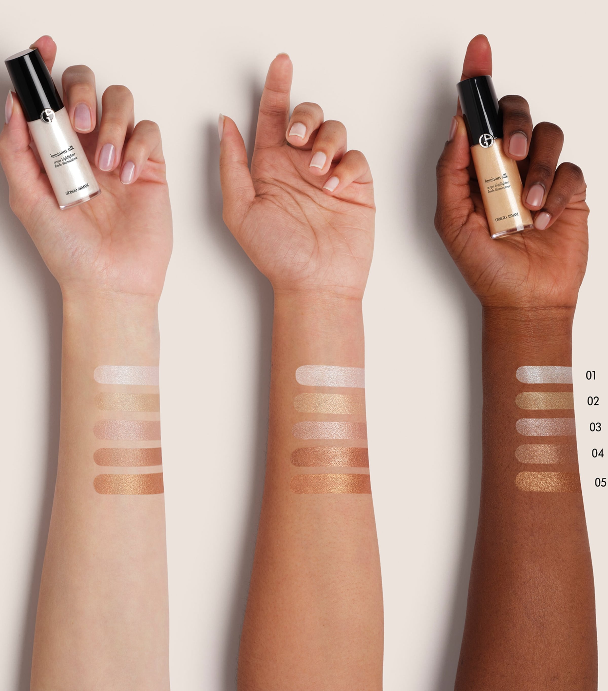 Armani Luminous Silk Acqua Highlighter