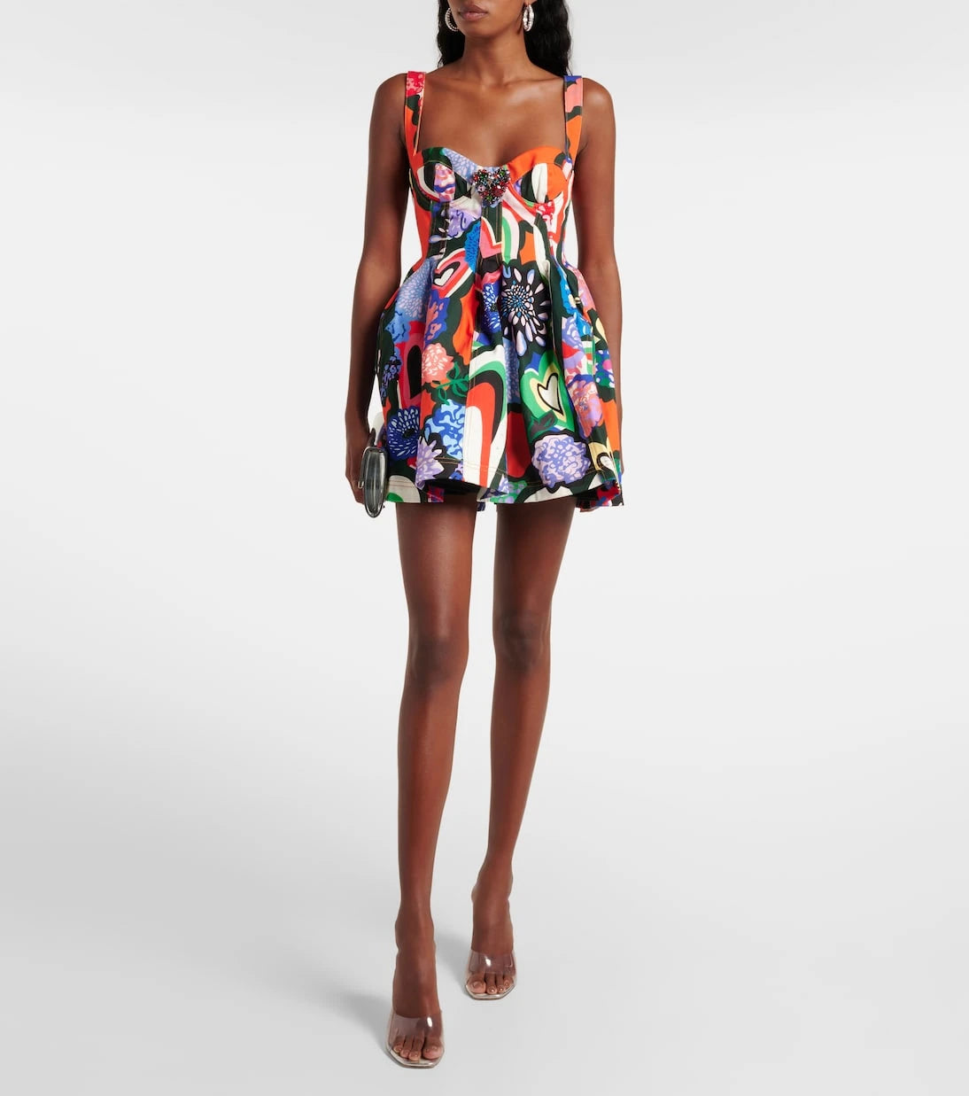 Area - Printed cotton minidress