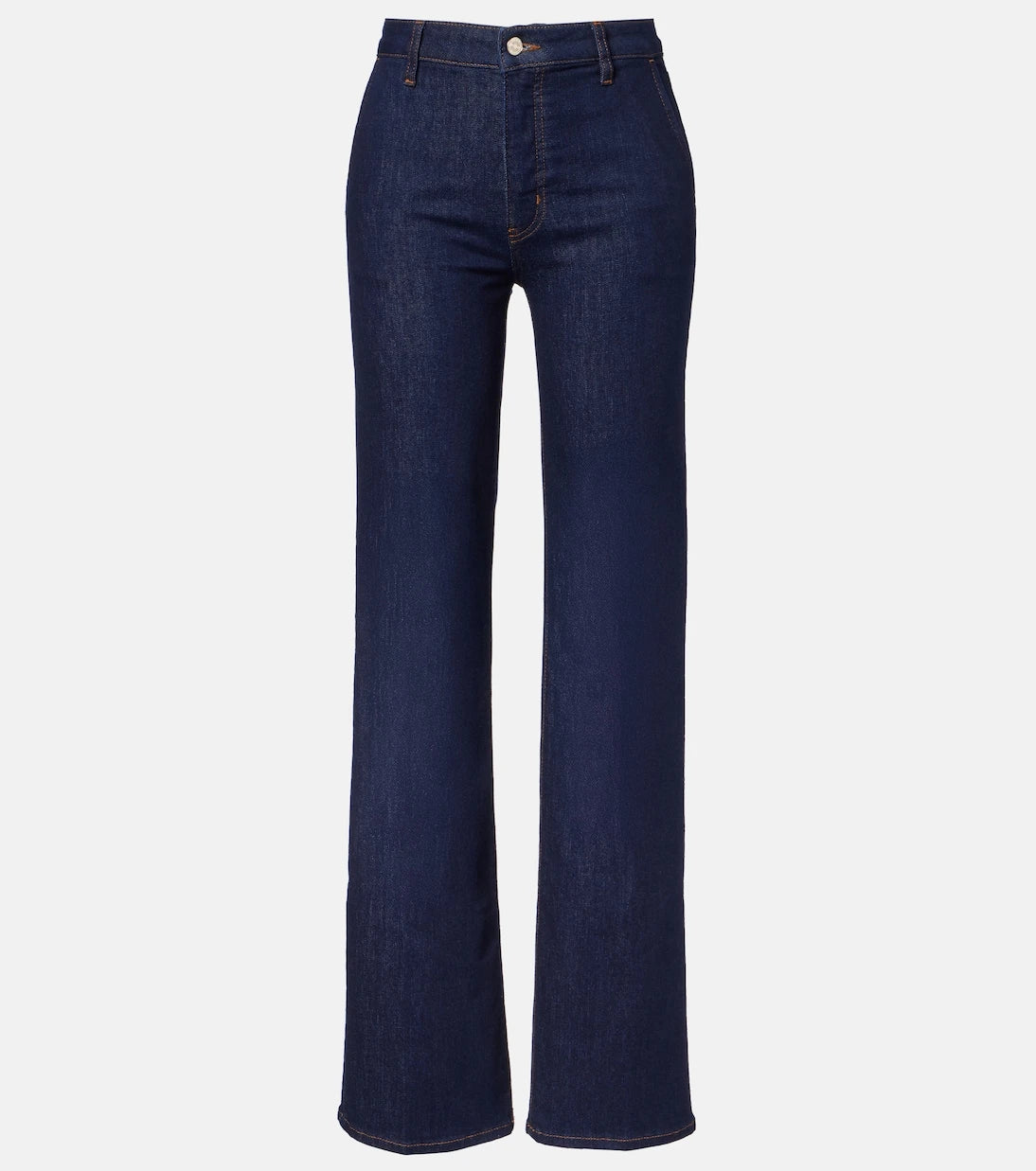 Frame - High-rise straight jeans