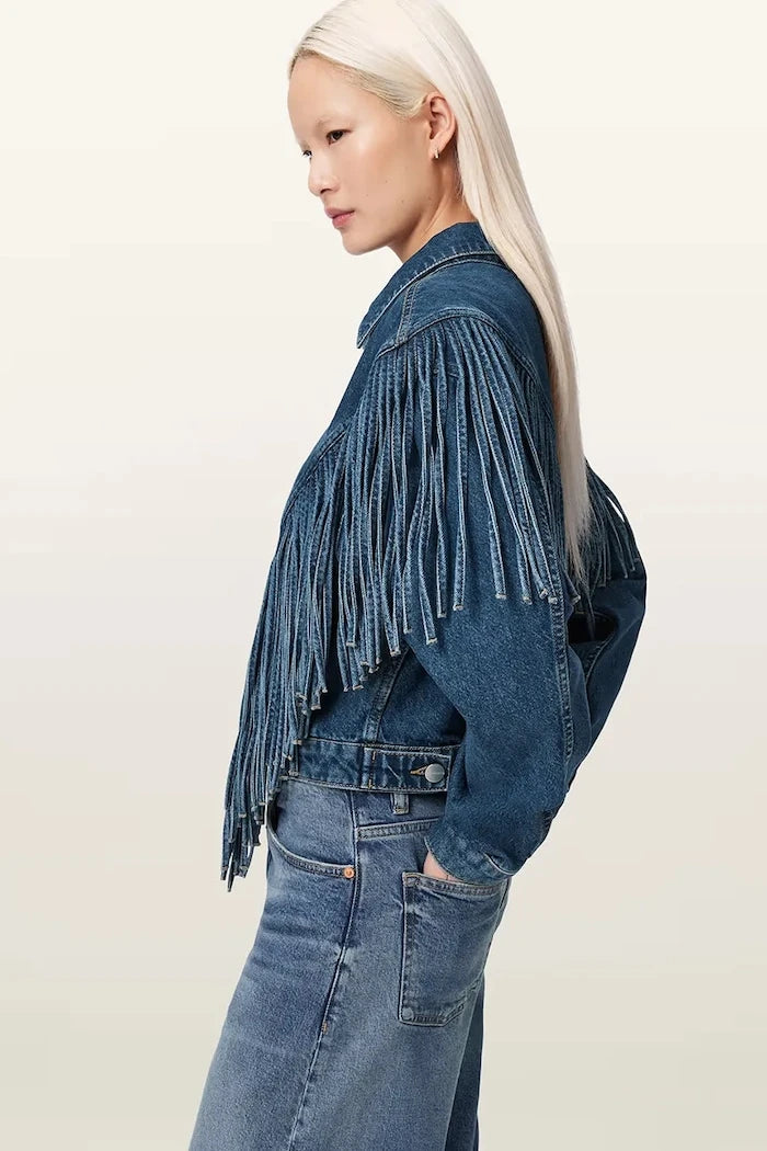 AllSaints дънково яке дамско от деним MARLENE