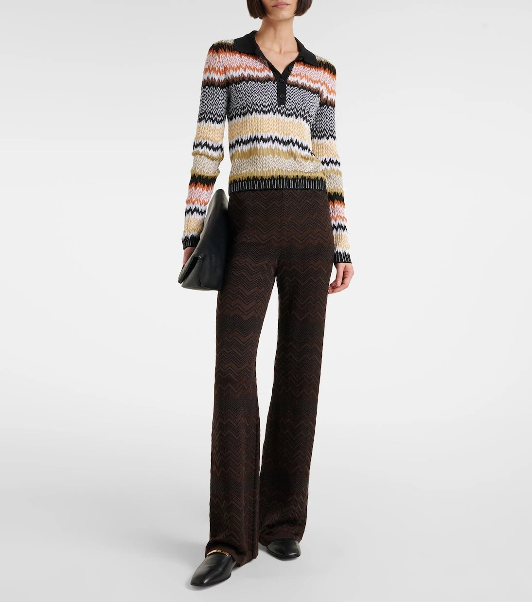 Missoni - Zigzag polo sweater